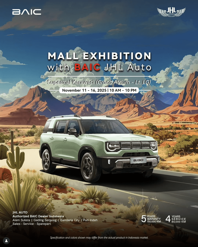 Discover innovation and adventure at the Mall Exhibition with BAIC JHL Auto