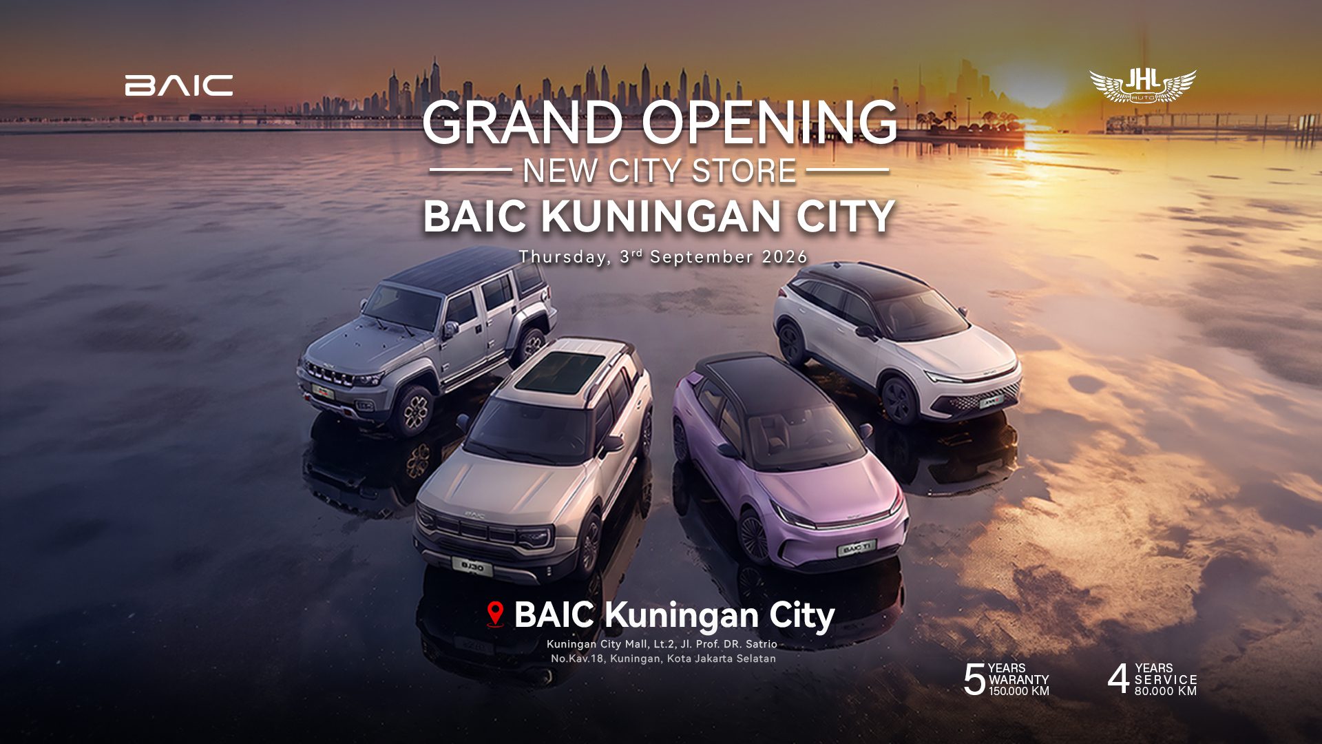 Grand Opening BAIC Kuningan City: A New Chapter in Jakarta