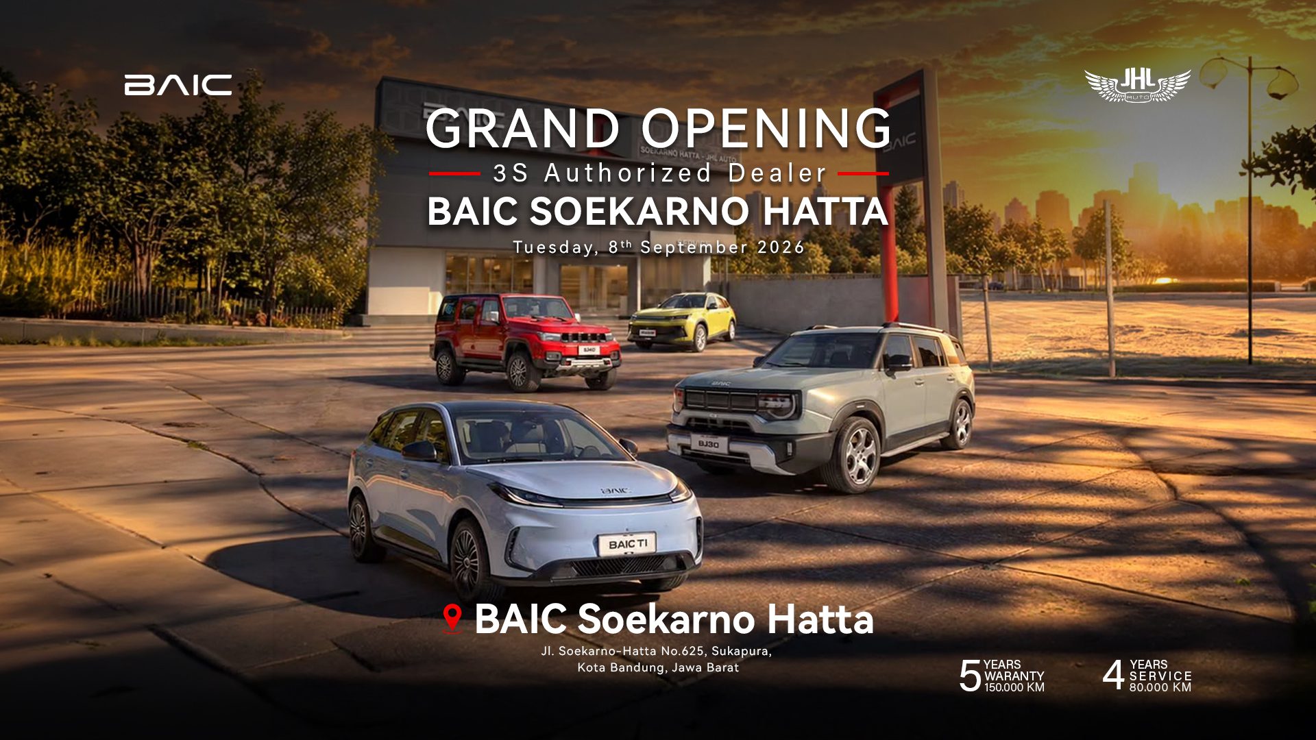 Grand Opening BAIC Soekarno Hatta: Expanding Premium Mobility Solutions in West Java
